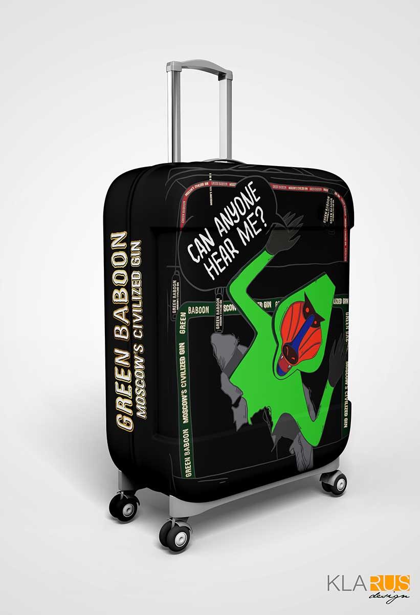 Чехол на чемодан для бренда Green Baboon