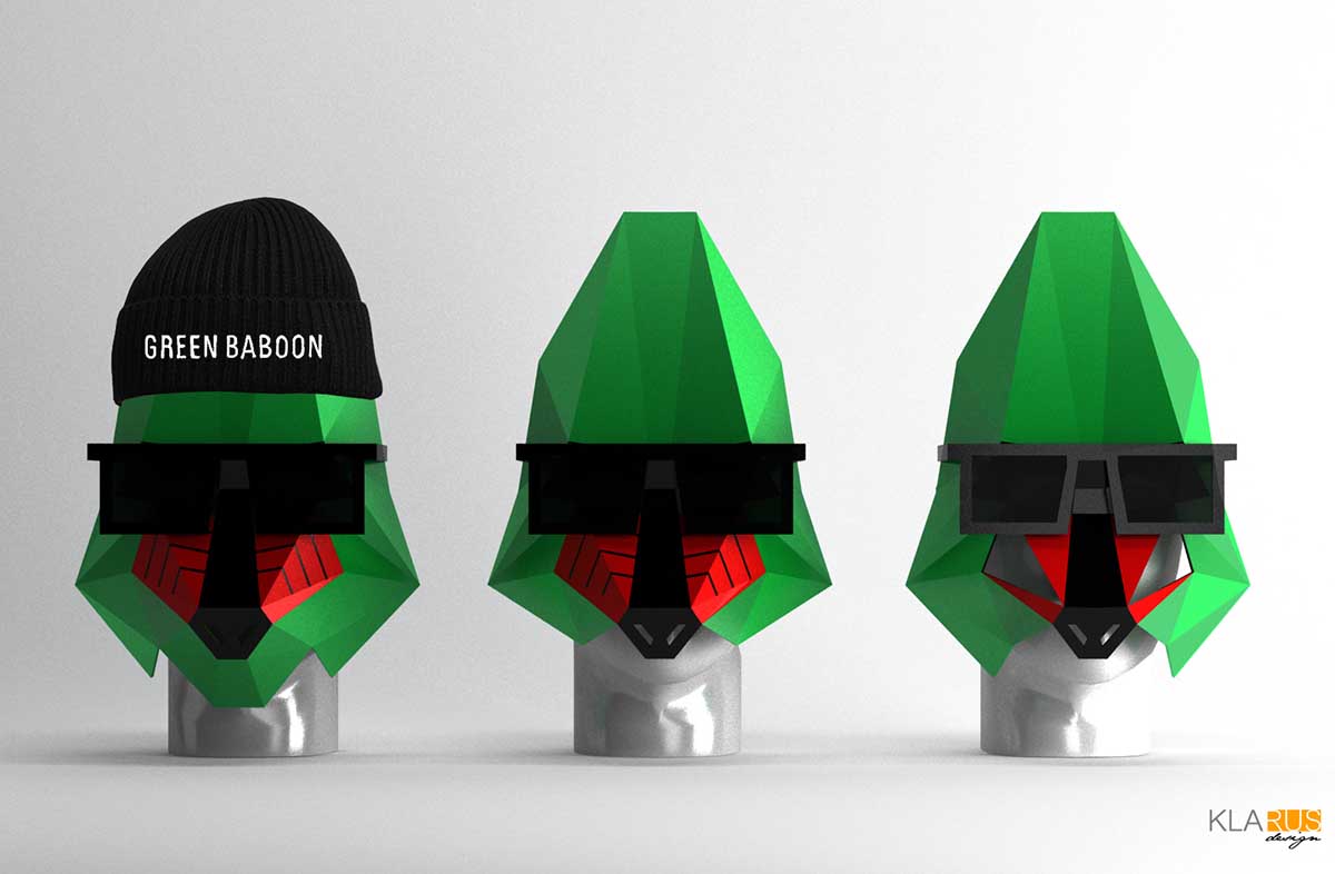 Маска Green Baboon 4