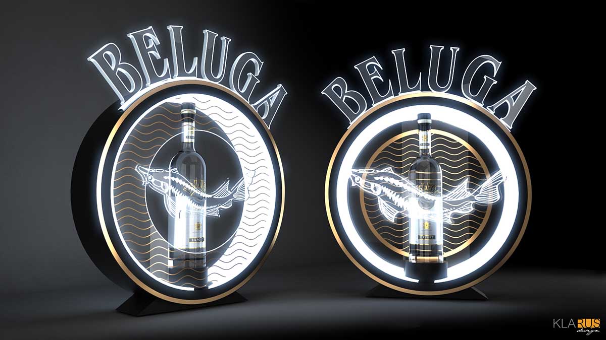 Дизайна дисплея бренда Beluga 2